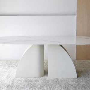 Mesa norte natural blanco gris