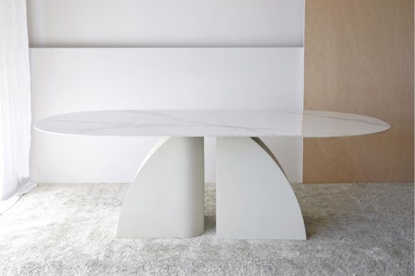 Mesa norte natural blanco gris