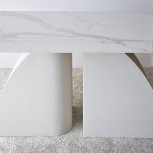 Mesa norte natural blanco gris