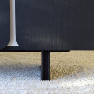 Aparador curva roble negro