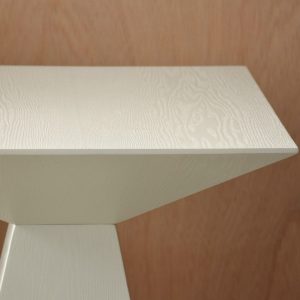 Mesa cuadrada fresno bl roto mate