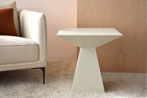 Mesa cuadrada fresno bl roto mate