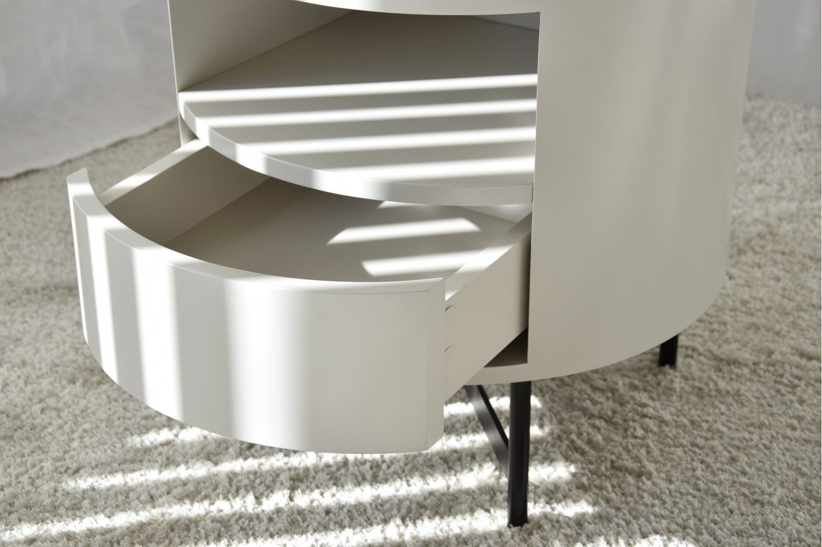 Mesita N55 mármol cerámico gris