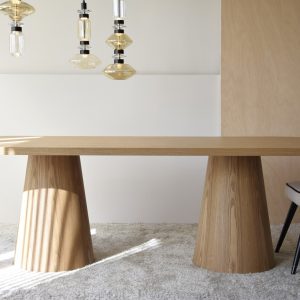 Mesa dolmen fresno natural